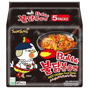 Samyang Buldak Noodles Hot Chicken Flavor Ramen 140G X5
