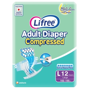 Lifree Adult Diapers Large 12Pcs