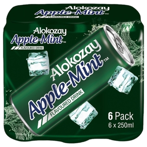 Alokozay Apple-Mint Flavored Drink 250Ml X 6