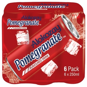 Alokozay Pomegrante Flavored Drink 250Ml X6