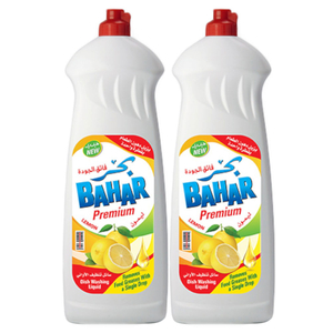 Bahar Dish Wash Liquid Premium Lemon 600Ml X 2