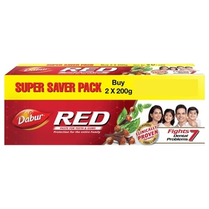 Dabur Toothpaste Red 200G X 2
