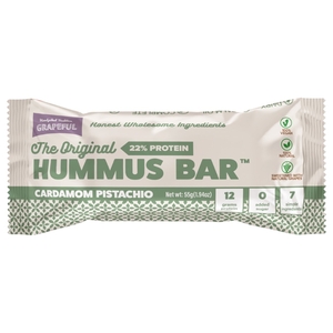 Grapeful Protein Bar Hummus Cardamom Pistachio 55G