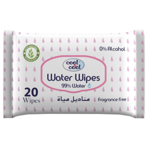 Cool & Cool Water Wipes 20 Pieces