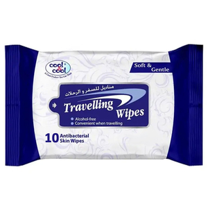 Cool & Cool Travelling Wipes 10 Pieces