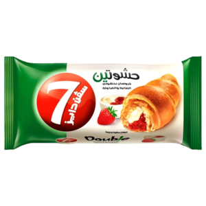 7 Days Croissant Double Vanilla & Strawberry 55G