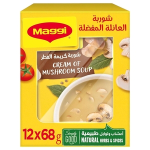 Maggi Soup Mushrooms Sachet 68G X12