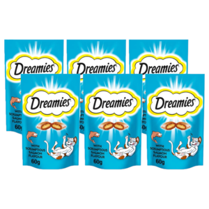 Dreamies With Scrumptious Salmon 60G X6