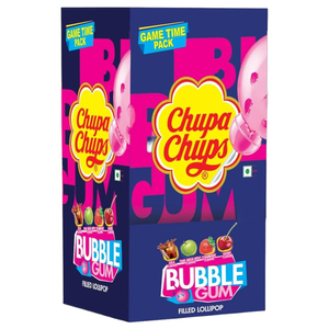 Chupa Chups Lollipops Bubble Gum Pops 16G X 70