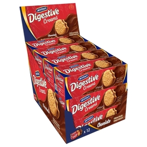 Mcvities Digestive Chocolate Cream 100G X 12
