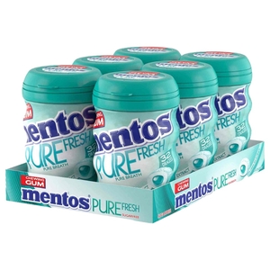 Mentos Chewing Gum Pure Winter Green 56G X6