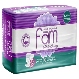 Fam Trifold Normal With Wings 10 Pads