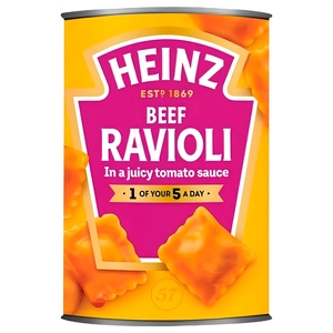 Heinz Beef Ravioli In Tomato Sauce 400G