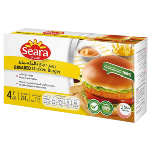 Seara Breaded Chicken Burger 224G