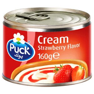 Puck Sterilized Cream Strawberry 160G