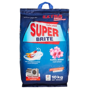 Super Brite Detergent Powder Floral Scent 10Kg