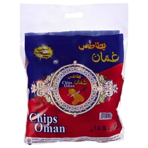 Oman Chips Chili Flavor 15G X25