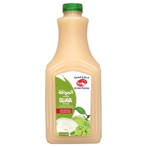 Al Ain Farms Fresh Juice Guava & Grape Nectar No Added Sugar 1.5L
