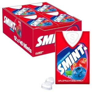 Smint Dispenser Wild Berry 8G X12