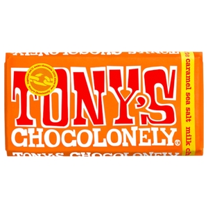 Tony's Chocolonely Milk Chocolate Caramel Sea Salt 180G