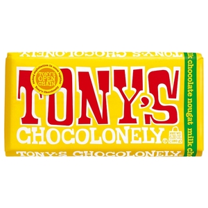 Tony's Chocolonely Milk Chocolate Nougat 180G