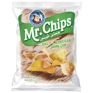Mr.Chips Potato Chips Salt & Vinegar 155G