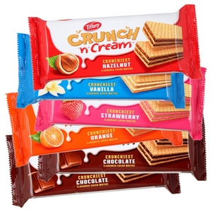 Tiffany Wafer Biscuit Crunch Assorted 65G 6Pcs