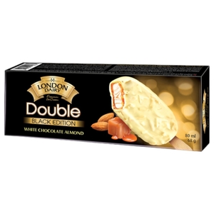 London Dairy Double White Chocolate Almonds 68G