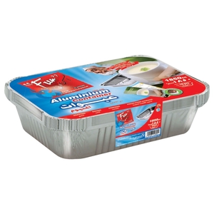 Fun Aluminum Containers 10 Pieces