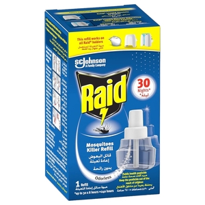 Raid Mosquitoes Killer Refill Odorless 30 Night 21Ml