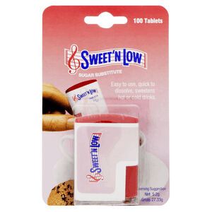Sweet'n Low Sugar Substitute Sweetener 100 Tablets