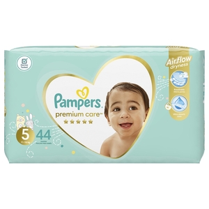 Pampers Diapers Jumbo Premium Care No5 11-16 Kg 44 Pieces