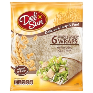 Deli Sun Wheat With Bran Wraps 360G
