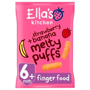 Ella's Kitchen Strawberry + Banana Melty Puff 20G