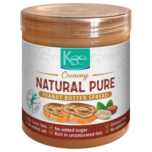 Kee Creamy Natural Pure Peanut Butter Spread 400G