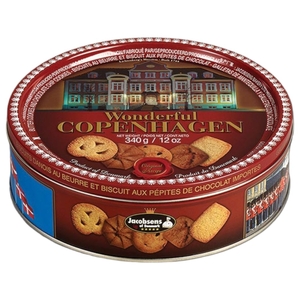 Jacobsens Wonderful Copenhagen Assorted Cookies 340G