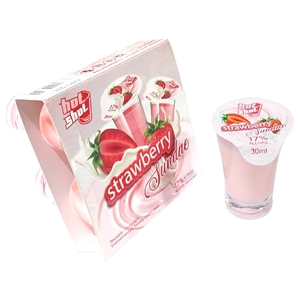 Hot Shot Strawberry Cream 17% Alcohol 30Ml X4
