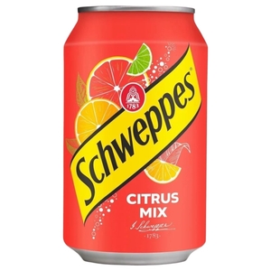 Schweppes Citrus Mix Carbonated Drink 330Ml