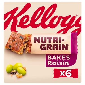Kellogg's Nutri-Grain Raisin 45G X6