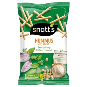 Snatt's Hummus Chips Basil & Parsley 85G