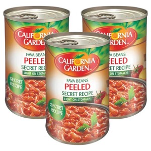 California Garden Peeled Foul 400G X3