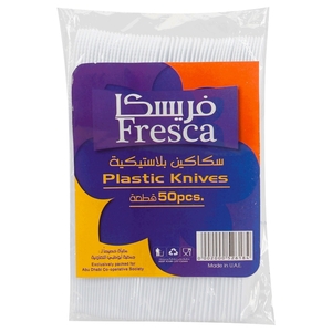 Fresca Plastic Knife 50Pcs