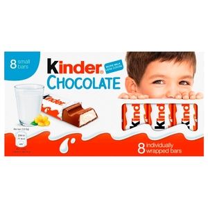 Kinder Milk Chocolate 8 Bars 100G