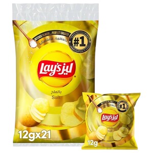 Lay's Potato Chips Salted 12G X21