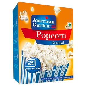 American Garden Microwave Popcorn Natural 273G