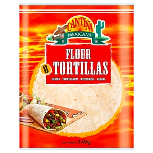 Cantina Mexicana 8 Flour Tortillas 340G