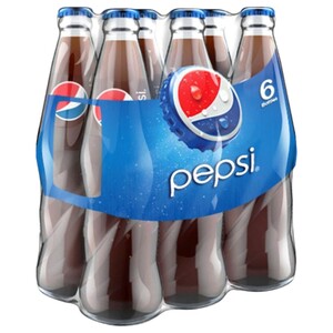 Pepsi Carbonated Drink Glass Bottle 250Ml X6