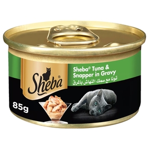 Sheba Cat Food Tuna Succulent White Meat & Snapper 85G