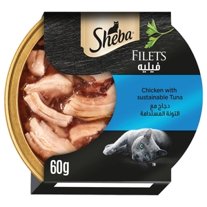 Sheba Fillets Chicken & Tuna 60G