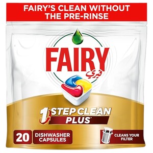 Fairy Dishwashing Capsules 1 Step Plus 20 Capsules